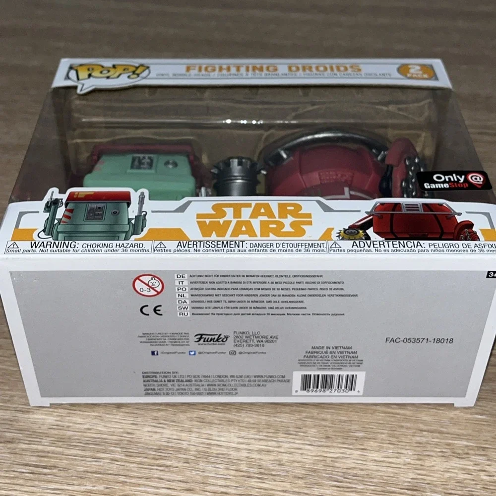 Funko POP! Star Wars Solo Fighting Droids Vinyl Figure Set GameStop Exclusive